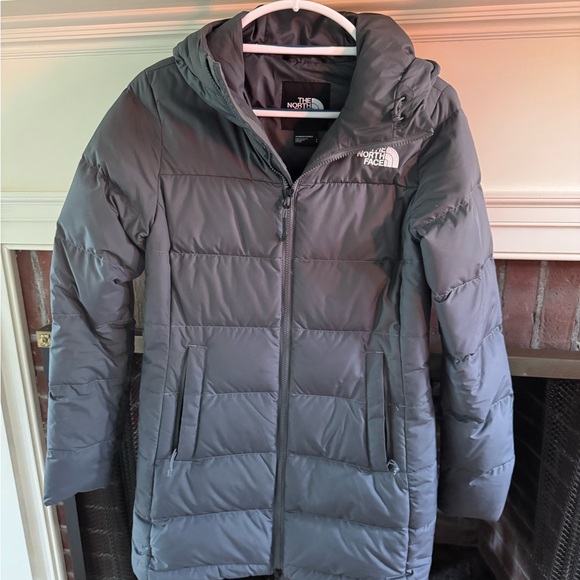 The North Face Charcoal Hooded Jacket - Picture 1 of 2